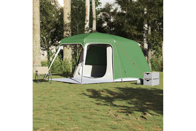 Vidaxl Camping Tent With Porch Dome 5-person Green Waterproof Vidaxl Camping Tent With Porch Dome 5-person Green Waterproof