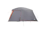 Vidaxl Camping Tent With Porch Dome 5-person Grey And Orange Waterproof Vidaxl Camping Tent With Porch Dome 5-person Grey And Orange Waterproof