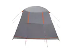 Vidaxl Camping Tent With Porch Dome 5-person Grey And Orange Waterproof Vidaxl Camping Tent With Porch Dome 5-person Grey And Orange Waterproof