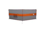 Vidaxl Camping Windbreak Grey And Orange 344x120 Cm Waterproof Vidaxl Camping Windbreak Grey And Orange 344x120 Cm Waterproof