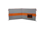 Vidaxl Camping Windbreak Grey And Orange 344x120 Cm Waterproof Vidaxl Camping Windbreak Grey And Orange 344x120 Cm Waterproof