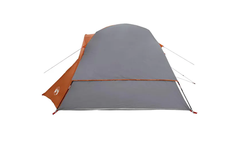 Vidaxl Camping Tent Cabin 4-person Grey And Orange Waterproof Vidaxl Camping Tent Cabin 4-person Grey And Orange Waterproof