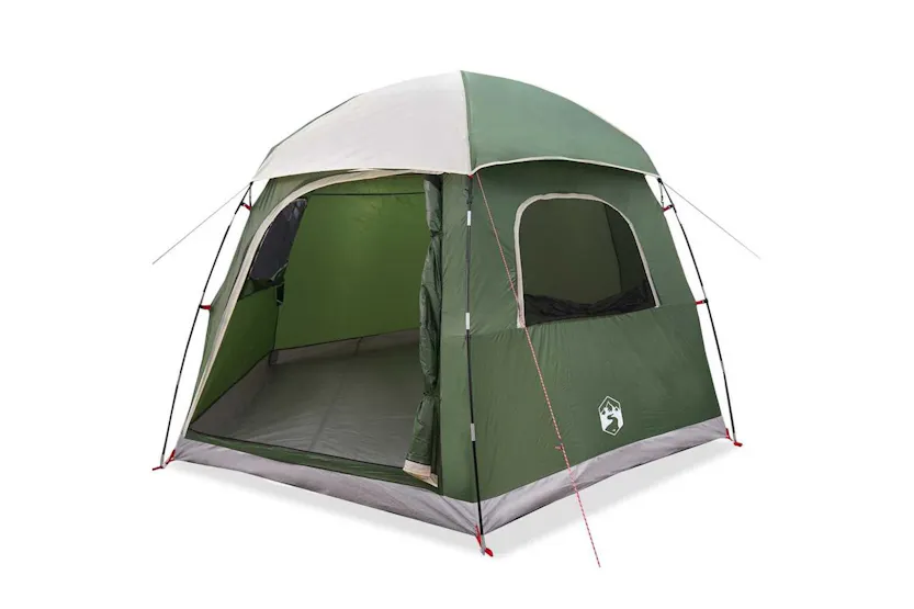Vidaxl Family Tent Igloo 6-person Green Waterproof Vidaxl Family Tent Igloo 6-person Green Waterproof