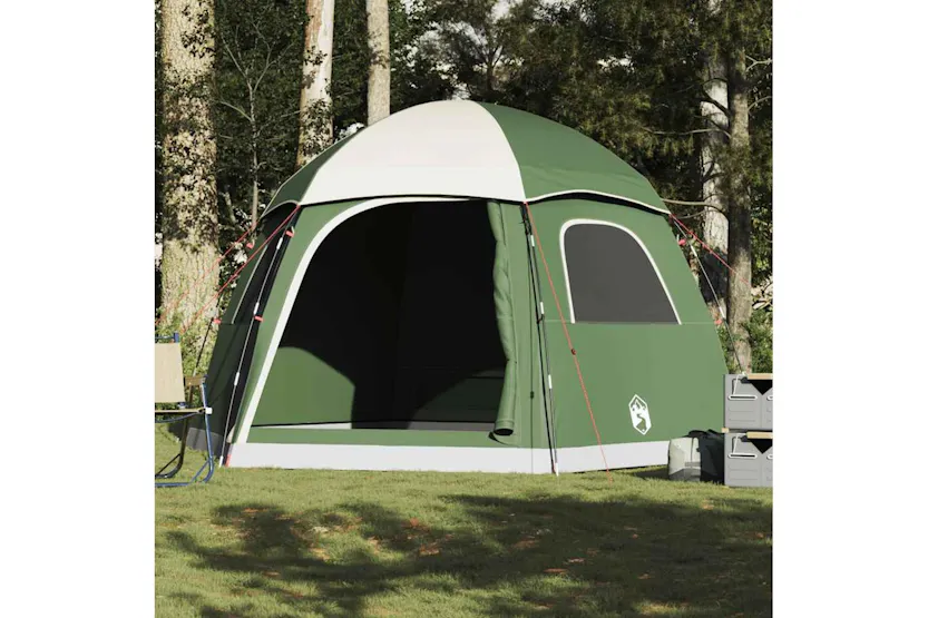 Vidaxl Family Tent Igloo 6-person Green Waterproof Vidaxl Family Tent Igloo 6-person Green Waterproof