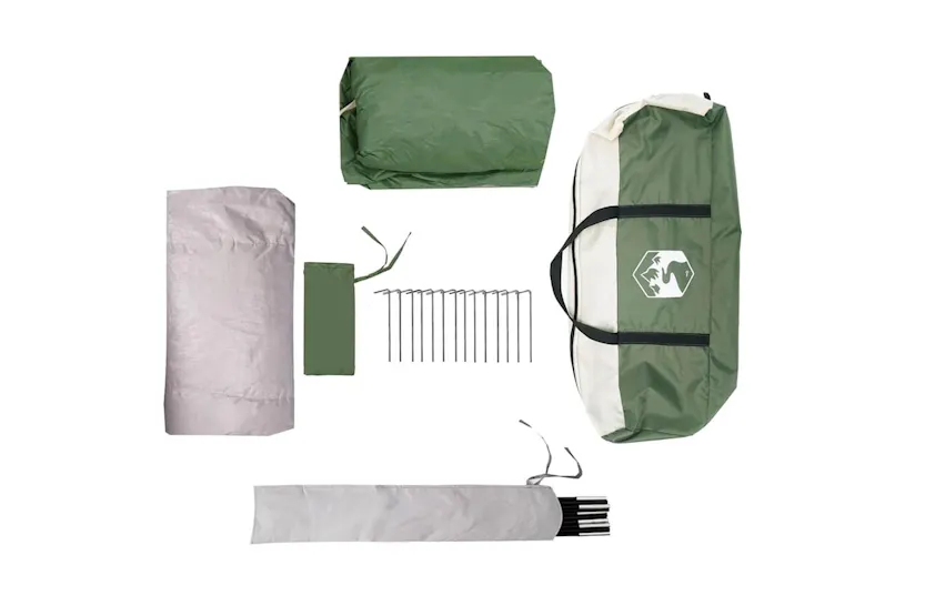Vidaxl Family Tent Igloo 6-person Green Waterproof Vidaxl Family Tent Igloo 6-person Green Waterproof