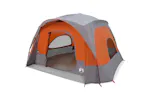 Vidaxl Family Tent Cabin 6-person Grey And Orange Waterproof Vidaxl Family Tent Cabin 6-person Grey And Orange Waterproof