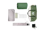 Vidaxl Family Tent Cabin 6-person Green Waterproof Vidaxl Family Tent Cabin 6-person Green Waterproof