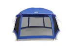 Vidaxl Pool Tent With Removable Fly & Mesh Walls Azure Blue 618x532 Cm Vidaxl Pool Tent With Removable Fly & Mesh Walls Azure Blue 618x532 Cm