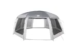 Vidaxl Pool Tent With Removable Fly & Mesh Walls Grey 690x690 Cm Vidaxl Pool Tent With Removable Fly & Mesh Walls Grey 690x690 Cm