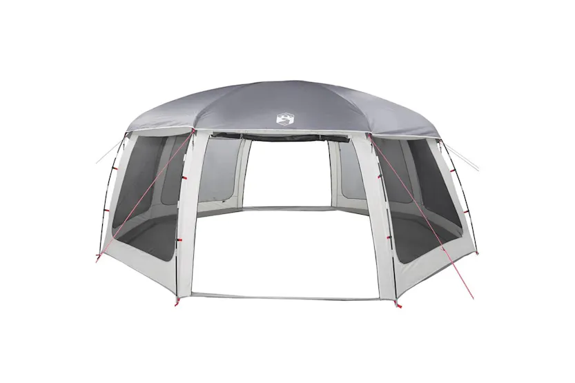 Vidaxl Pool Tent With Removable Fly & Mesh Walls Grey 690x690 Cm Vidaxl Pool Tent With Removable Fly & Mesh Walls Grey 690x690 Cm