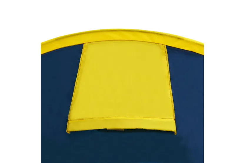 Vidaxl Camping Tent 4 Persons Navy Blue/yellow Vidaxl Camping Tent 4 Persons Navy Blue/yellow