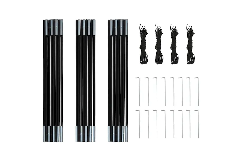 Vidaxl Camping Tent 4 Persons Navy Blue/yellow Vidaxl Camping Tent 4 Persons Navy Blue/yellow