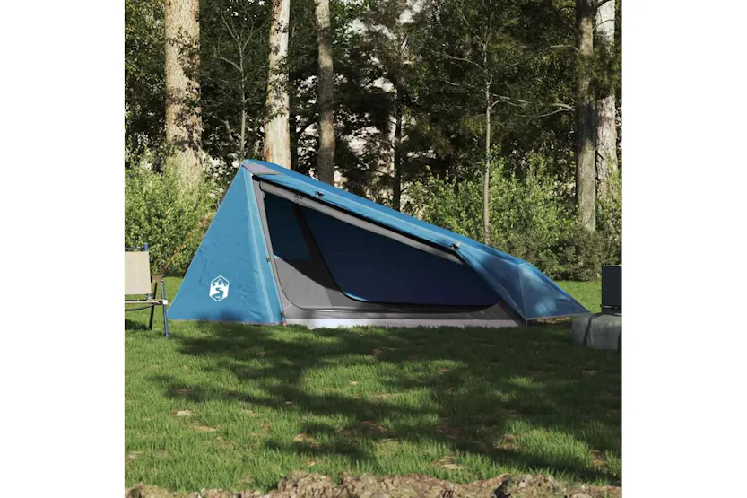 Vidaxl Camping Tent Tunnel 1-person Blue Waterproof Vidaxl Camping Tent Tunnel 1-person Blue Waterproof