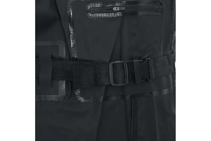Vidaxl Chest Waders With Boots And Belt Black Size 42 Vidaxl Chest Waders With Boots And Belt Black Size 42