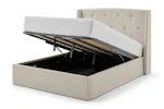 Emilia Winged Ottoman Bed Frame | King | 5ft | Natural Emilia Winged Ottoman Bed Frame | King | 5ft | Natural
