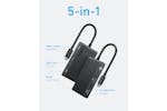 Anker 332 5-in-1 4K HDMI USB-C Hub | Black Anker 332 5-in-1 4K HDMI USB-C Hub | Black