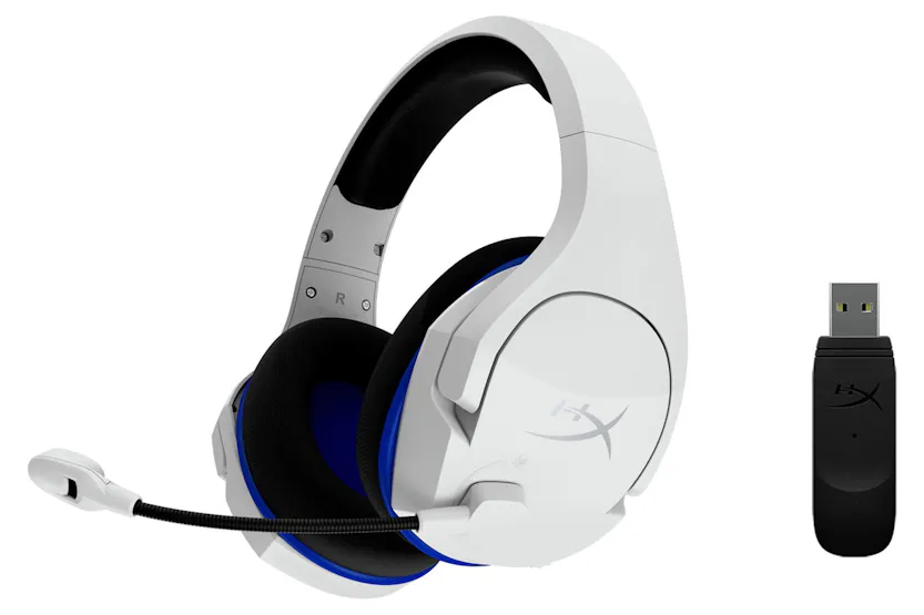 HyperX Cloud Stinger Core Wireless Gaming Headset | White/Blue HyperX Cloud Stinger Core Wireless Gaming Headset | White/Blue