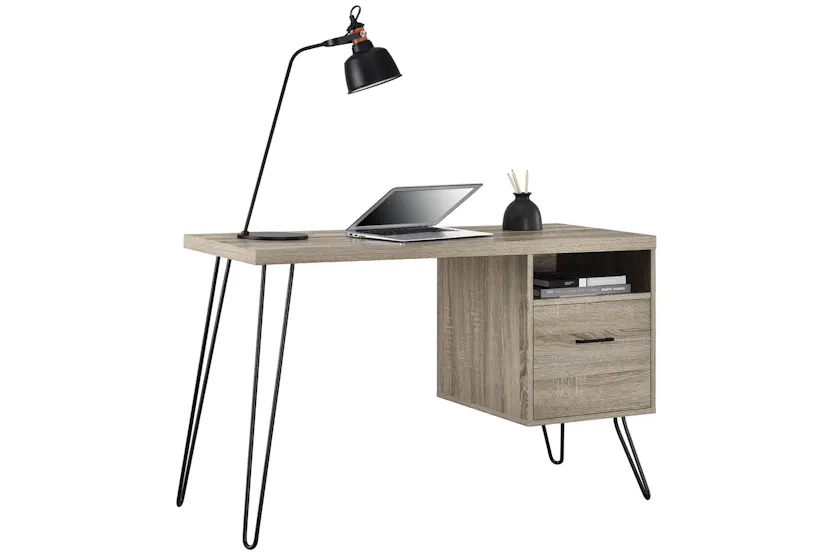 Dorel Landon Desk | Grey Oak Dorel Landon Desk | Grey Oak