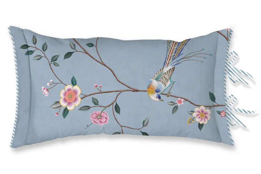 Pip Studio | Bamboo Blossom Cushion | Blue | 35 x 60 cm Pip Studio | Bamboo Blossom Cushion | Blue | 35 x 60 cm