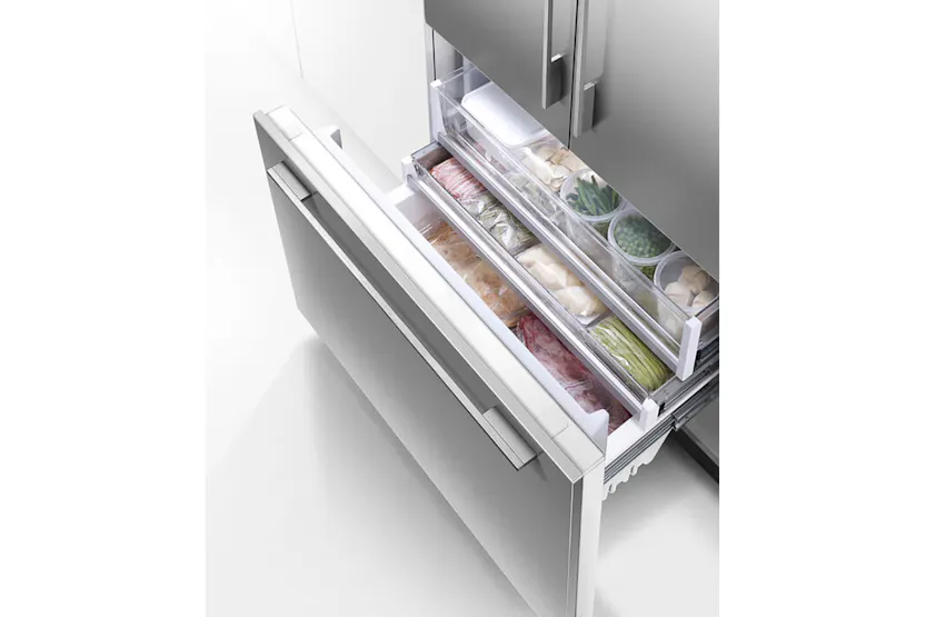 Fisher & Paykel Series 7 90cm Built-in French Door Fridge Freezer | RS90AU3 Fisher & Paykel Series 7 90cm Built-in French Door Fridge Freezer | RS90AU3