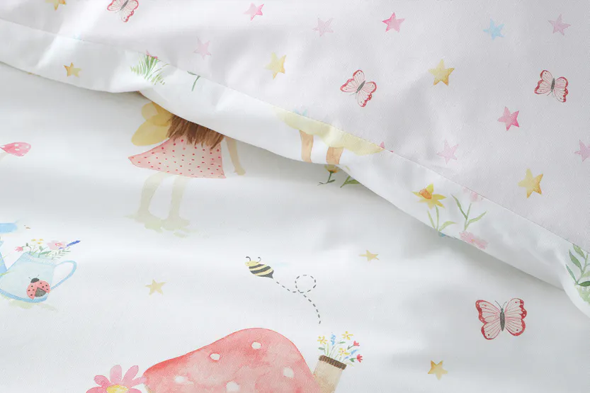 Bedlam | Summer Fairies Duvet Cover Set | Multicolour | Double Bedlam | Summer Fairies Duvet Cover Set | Multicolour | Double