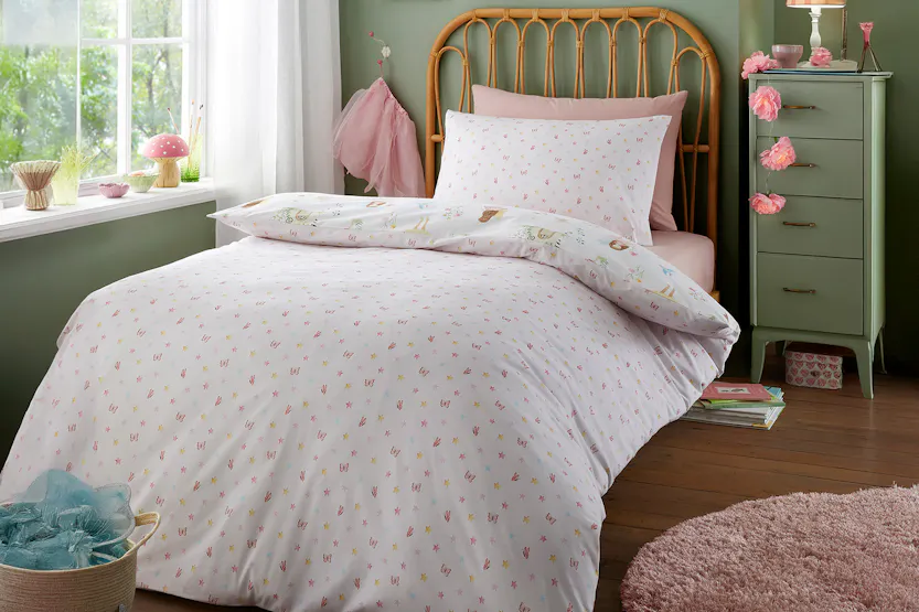 Bedlam | Summer Fairies Duvet Cover Set | Multicolour | Single Bedlam | Summer Fairies Duvet Cover Set | Multicolour | Single