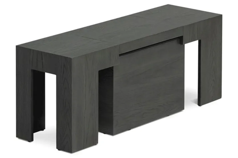 Transformer Bench | Smoked Hickory | Including 5 Extension Panels Transformer Bench | Smoked Hickory | Including 5 Extension Panels