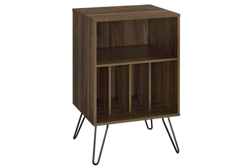 Dorel Concord Turntable Stand | Brown Walnut Dorel Concord Turntable Stand | Brown Walnut