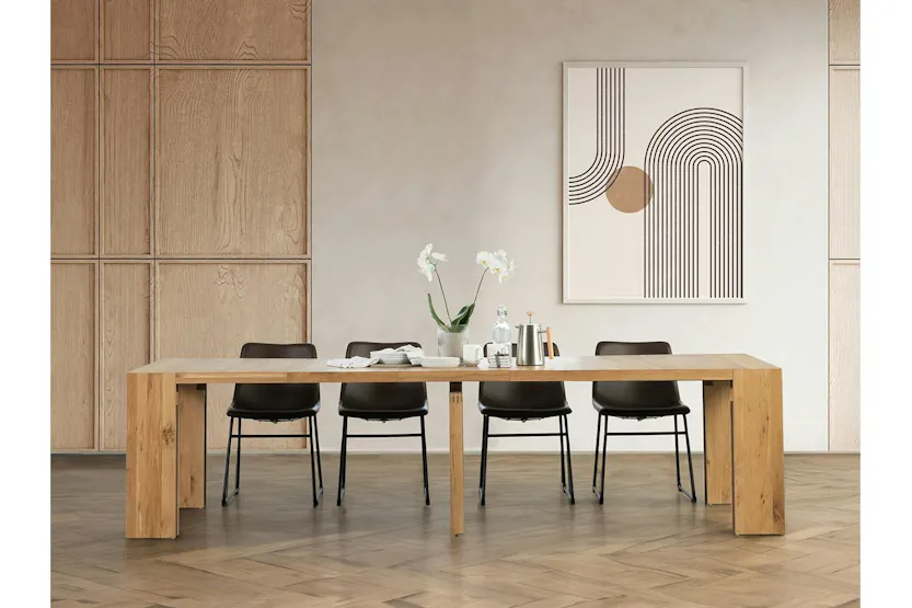 Transformer Rectangular Table | Scandinavian Oak | Including 5 extension panels Transformer Rectangular Table | Scandinavian Oak | Including 5 extension panels