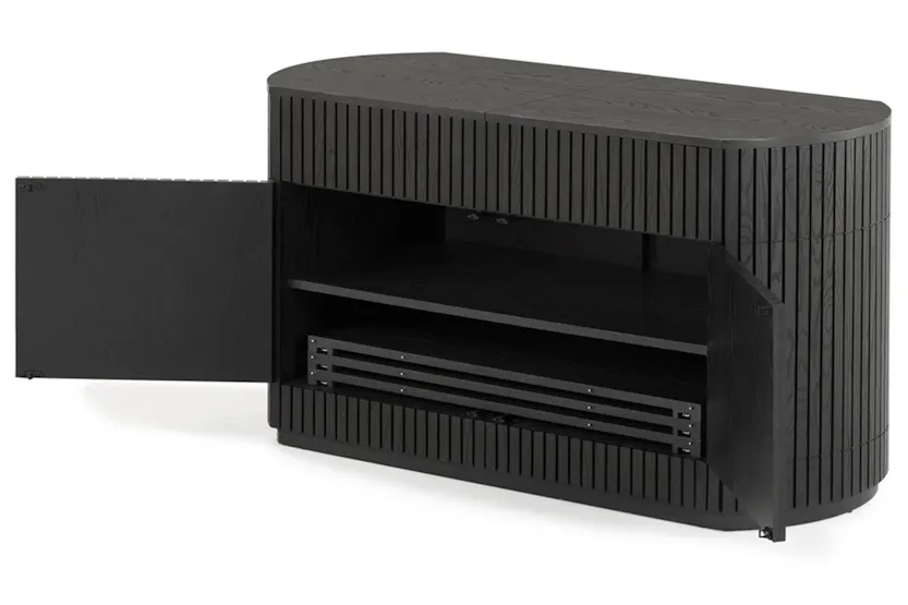 Transformer Round Sideboard | Smoked Hickory Transformer Round Sideboard | Smoked Hickory