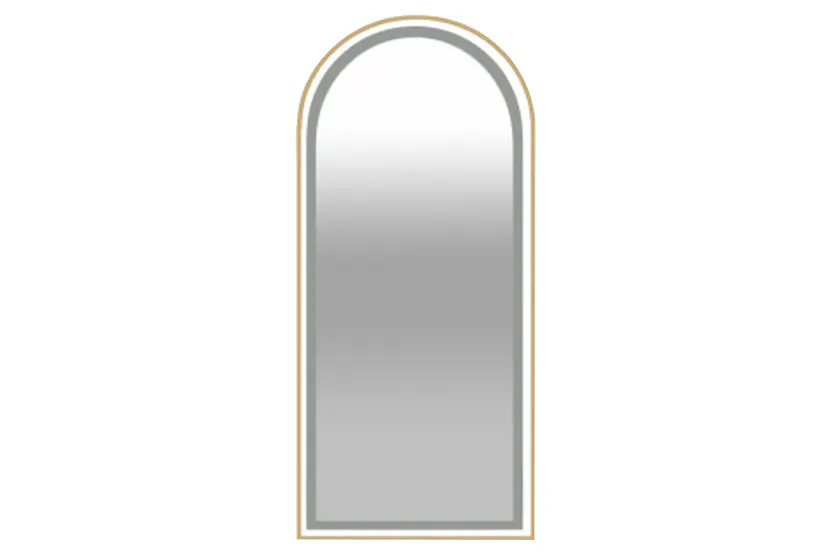 Modena LED Arched Mirror | Gold | 50 x 160 cm Modena LED Arched Mirror | Gold | 50 x 160 cm