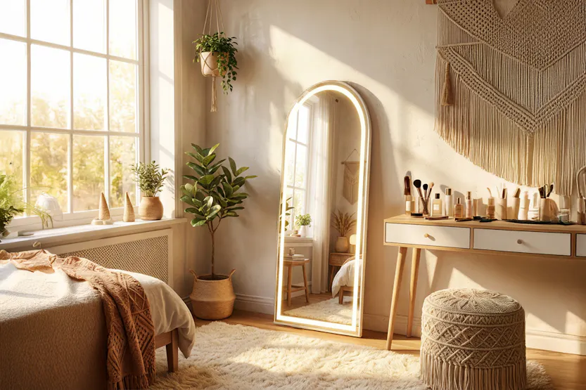 Modena LED Arched Mirror | White | 50 x 160 cm Modena LED Arched Mirror | White | 50 x 160 cm