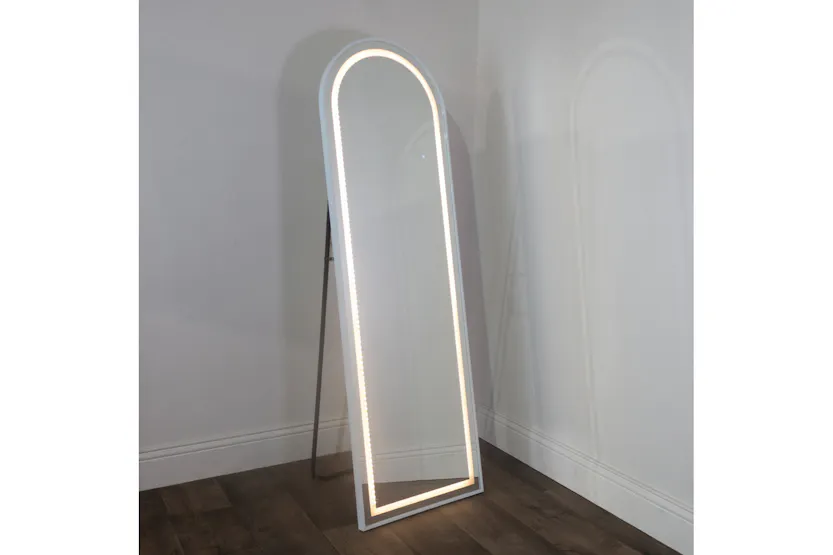Modena LED Arched Mirror | White | 50 x 160 cm Modena LED Arched Mirror | White | 50 x 160 cm
