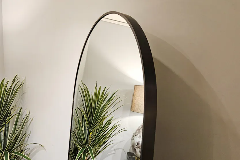 Modena Arched Leaner Mirror | Black | 80 x 180 cm Modena Arched Leaner Mirror | Black | 80 x 180 cm
