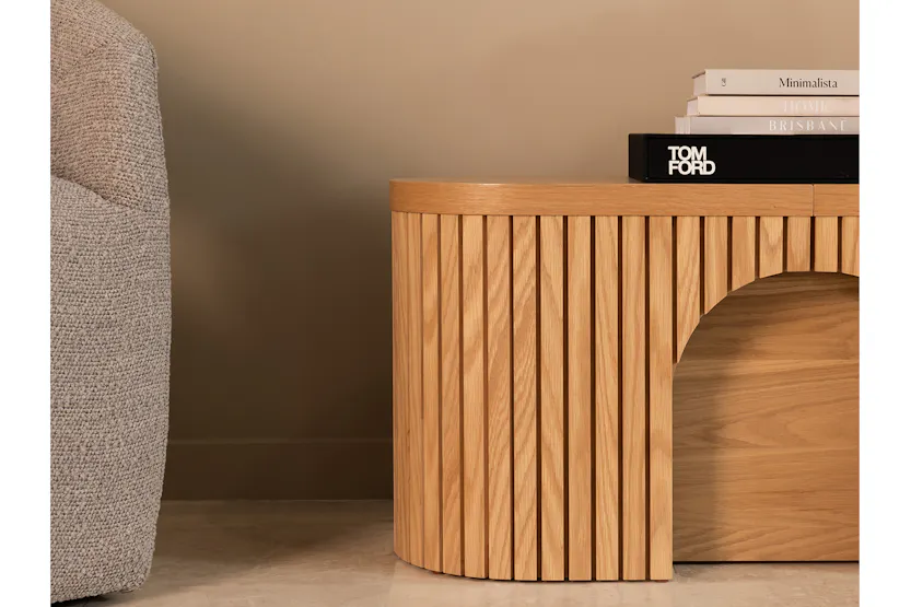 Transformer Round Bench | Scandinavian Oak | Including 3 Extension Panels Transformer Round Bench | Scandinavian Oak | Including 3 Extension Panels