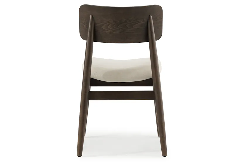 Transformer Round Chair | Cream/Dark Walnut | Set of 2 Transformer Round Chair | Cream/Dark Walnut | Set of 2