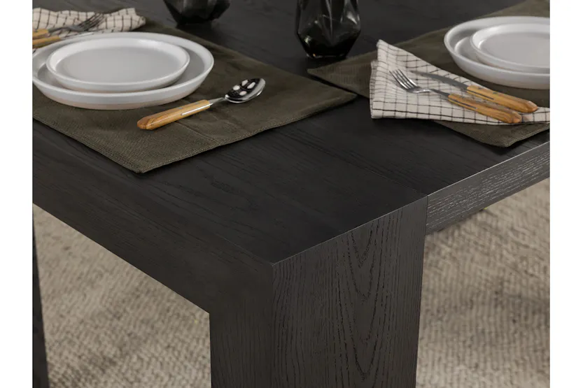 Transformer Rectangular Table | Smoked Hickory | Including 5 Extension Panels Transformer Rectangular Table | Smoked Hickory | Including 5 Extension Panels