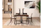 Transformer Table to Desk | Dark Walnut/Black Transformer Table to Desk | Dark Walnut/Black