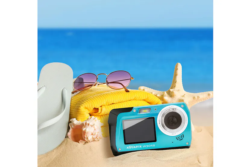 Easypix Aquapix W3048 Edge Camera | Ice Blue Easypix Aquapix W3048 Edge Camera | Ice Blue