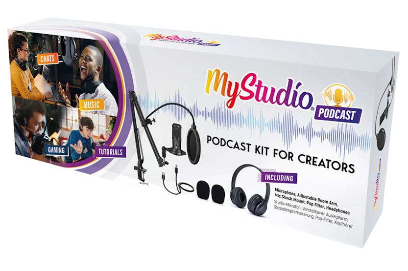 Easypix MyStudio Microphone and Headphone Podcast Kit Easypix MyStudio Microphone and Headphone Podcast Kit