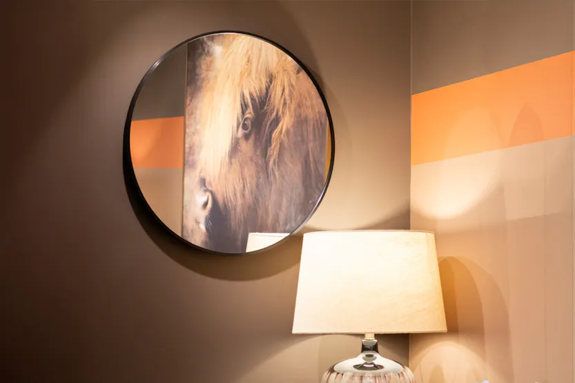 Modena Round Wall Mirror | Black | 60 cm Modena Round Wall Mirror | Black | 60 cm