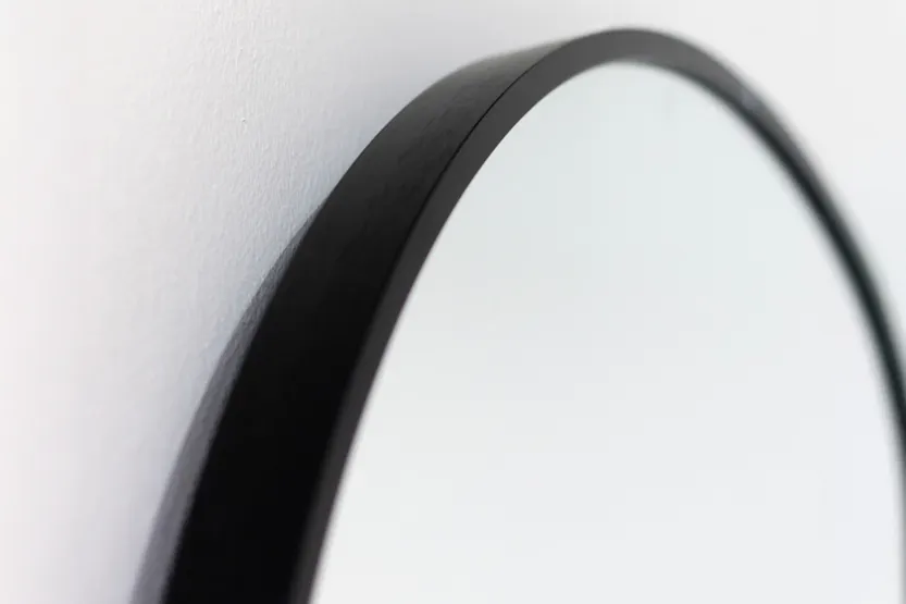 Modena Round Wall Mirror | Black | 60 cm Modena Round Wall Mirror | Black | 60 cm