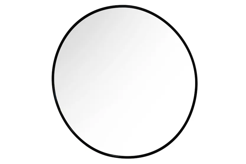 Modena Round Wall Mirror | Black | 90 cm Modena Round Wall Mirror | Black | 90 cm