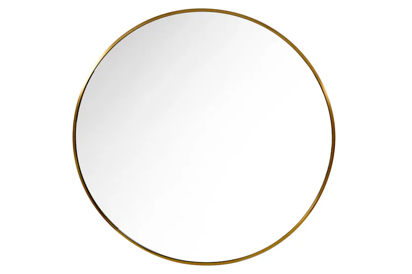 Modena Round Wall Mirror | Gold | 90 cm Modena Round Wall Mirror | Gold | 90 cm