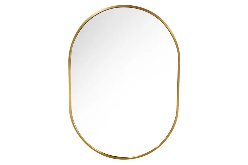 Modena Oval Wall Mirror | Gold | 50 x 70 cm Modena Oval Wall Mirror | Gold | 50 x 70 cm