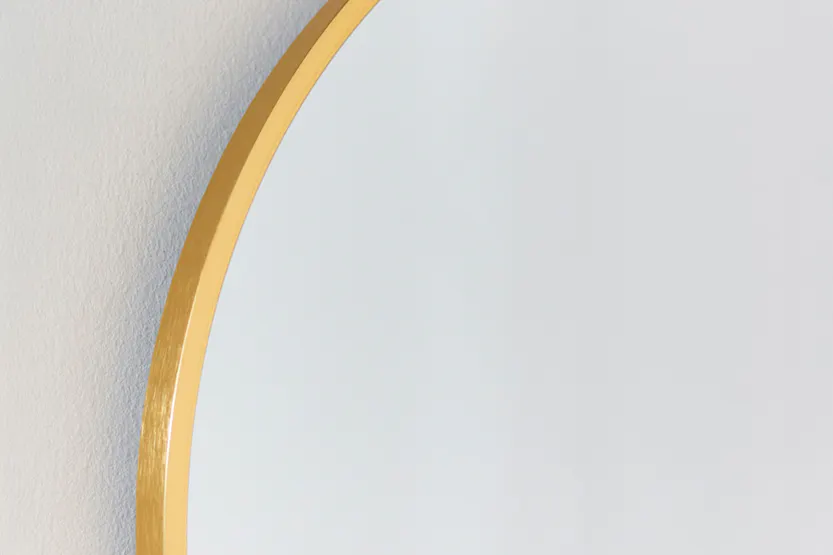 Modena Oval Wall Mirror | Gold | 50 x 70 cm Modena Oval Wall Mirror | Gold | 50 x 70 cm