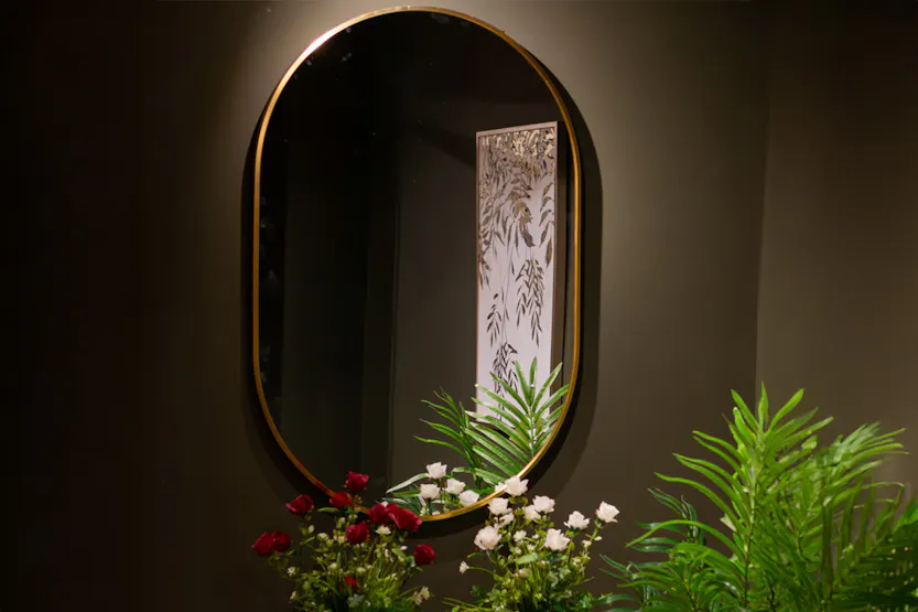 Modena Oval Wall Mirror | Gold | 60 x 90 cm Modena Oval Wall Mirror | Gold | 60 x 90 cm