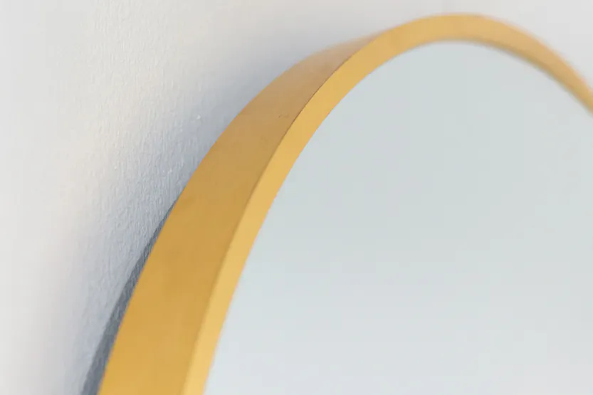 Modena Oval Wall Mirror | Gold | 60 x 90 cm Modena Oval Wall Mirror | Gold | 60 x 90 cm