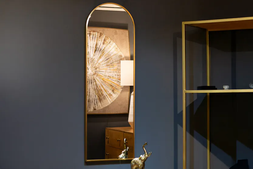Modena Arched Wall Mirror | Gold | 40 x 120 cm Modena Arched Wall Mirror | Gold | 40 x 120 cm