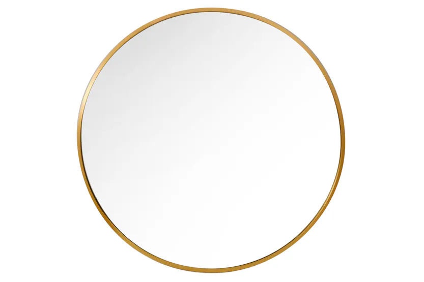 Modena Round Wall Mirror | Gold | 120 cm Modena Round Wall Mirror | Gold | 120 cm